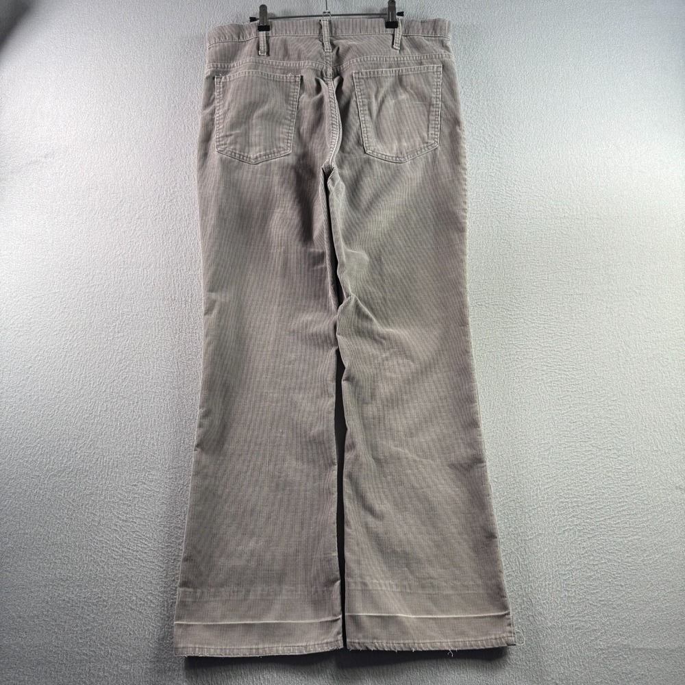Vintage JC Penney Pants Mens Fits 37x31 Gray Corduroy Bootcut 70s 80s